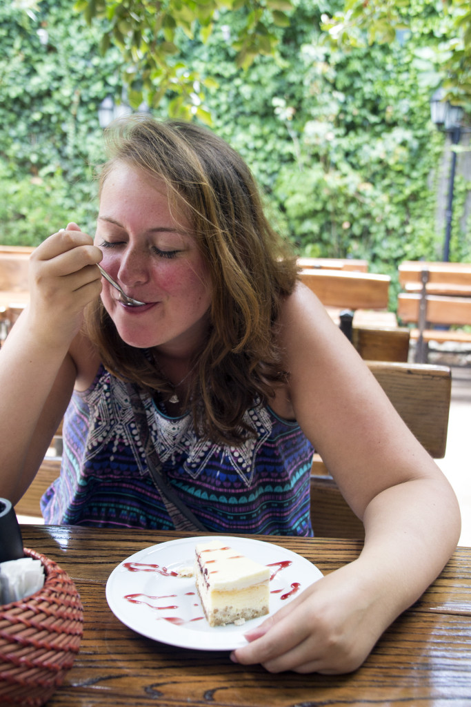Ze hebben er ook de lekkerste cheesecake die ik ooit geproefd had!